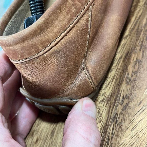 Born Mens Allan Brown Leather Opanka Hand Crafted Slip On Driving Loafer Sz 13 - Picture 8 of 11